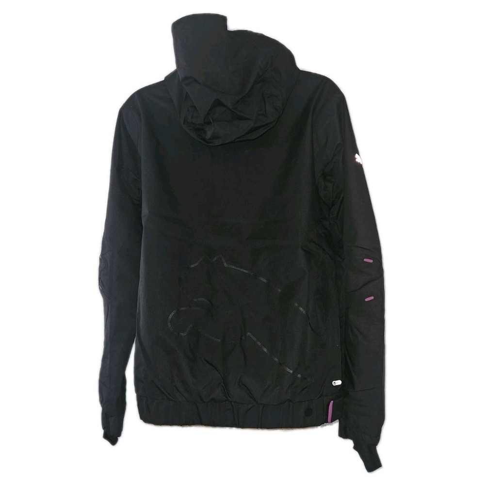 NEW PUMA Horizon Black Sport Performance Zip Up Hoodie Jacket Waterproof Size XS - Picture 2 of 14